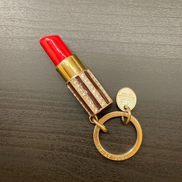 henri bendel Accessories - Henri Bendel Swarovski Lipstick Keychain